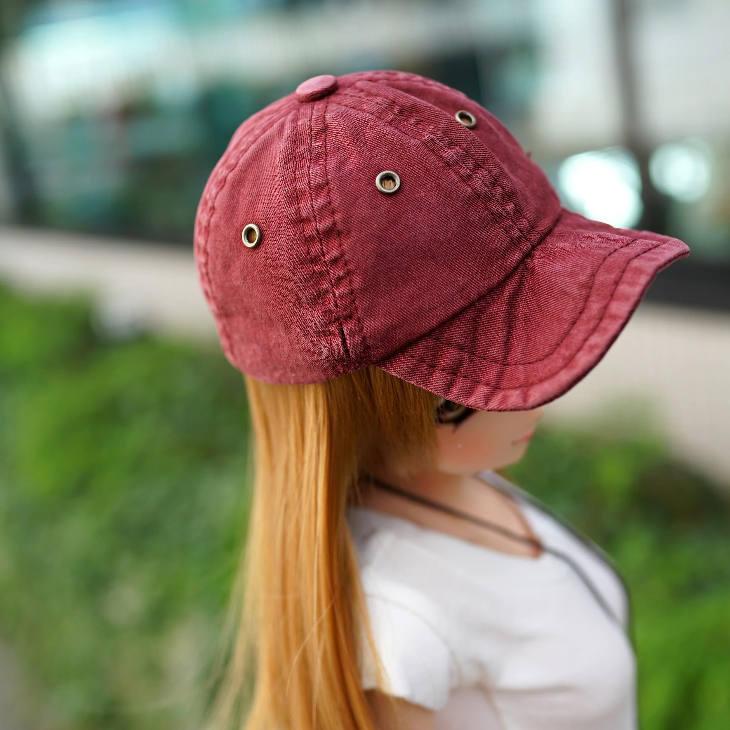 Baseball Cap (Wine Red)