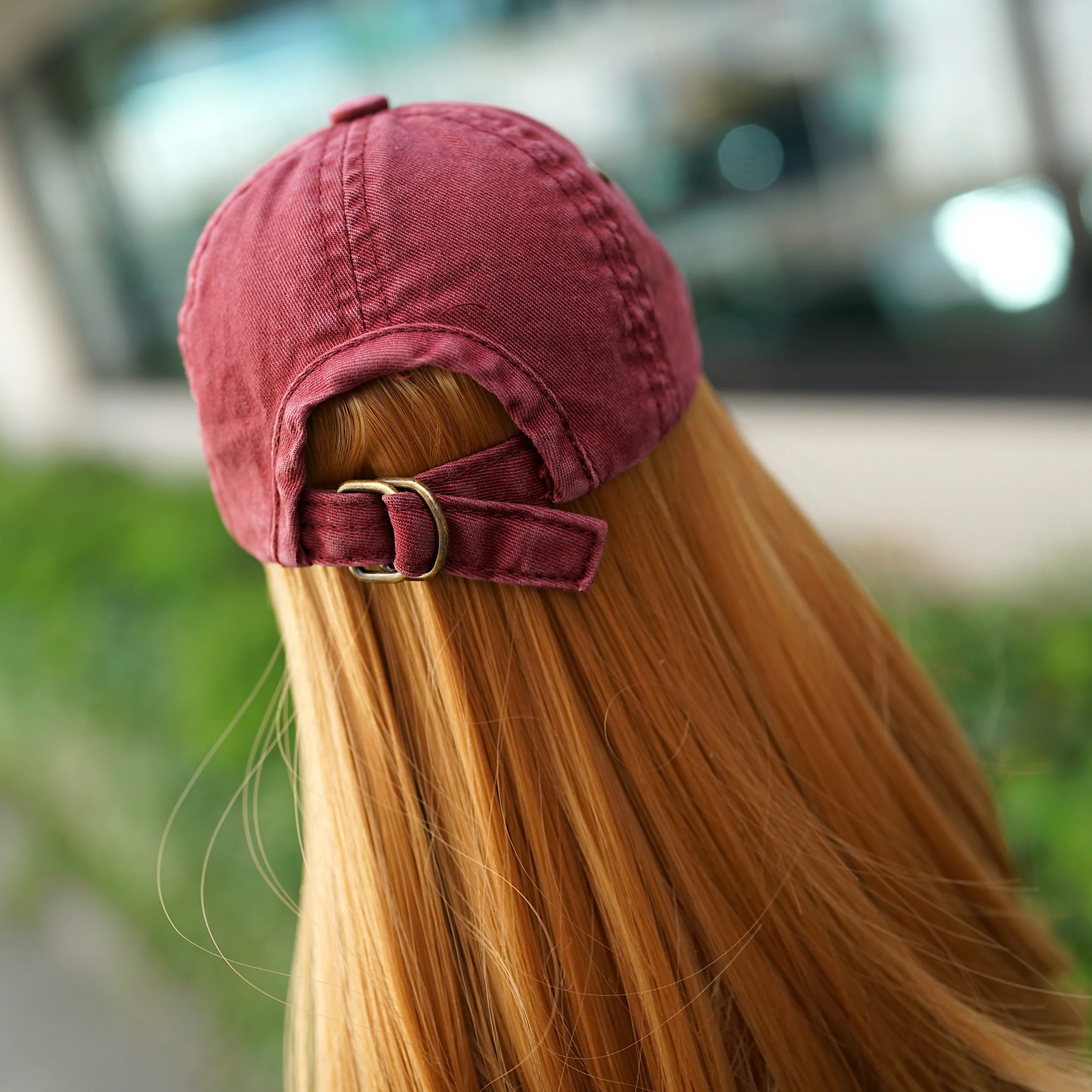 Baseball Cap (Wine Red) - Image 5