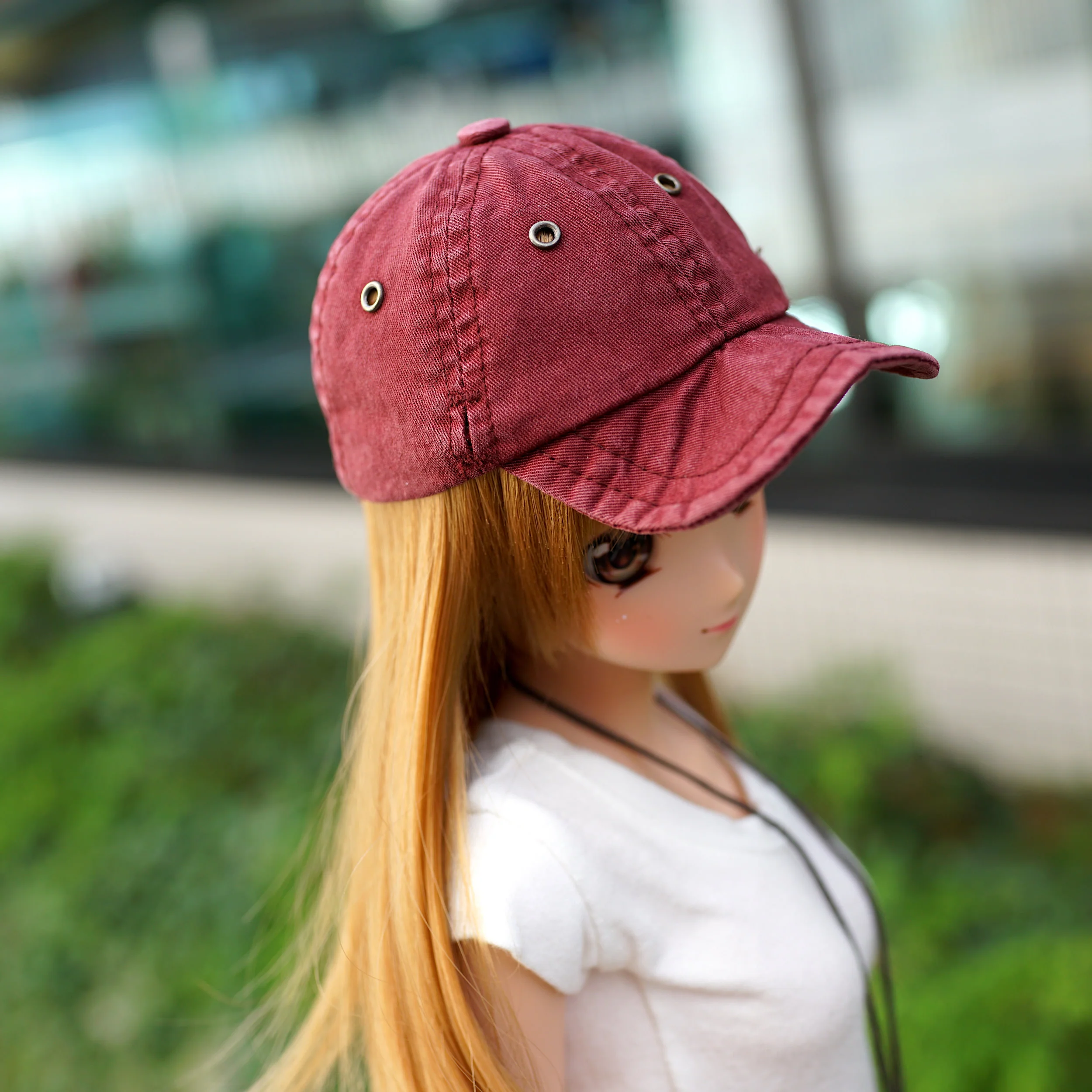 Baseball Cap (Wine Red) - Image 9