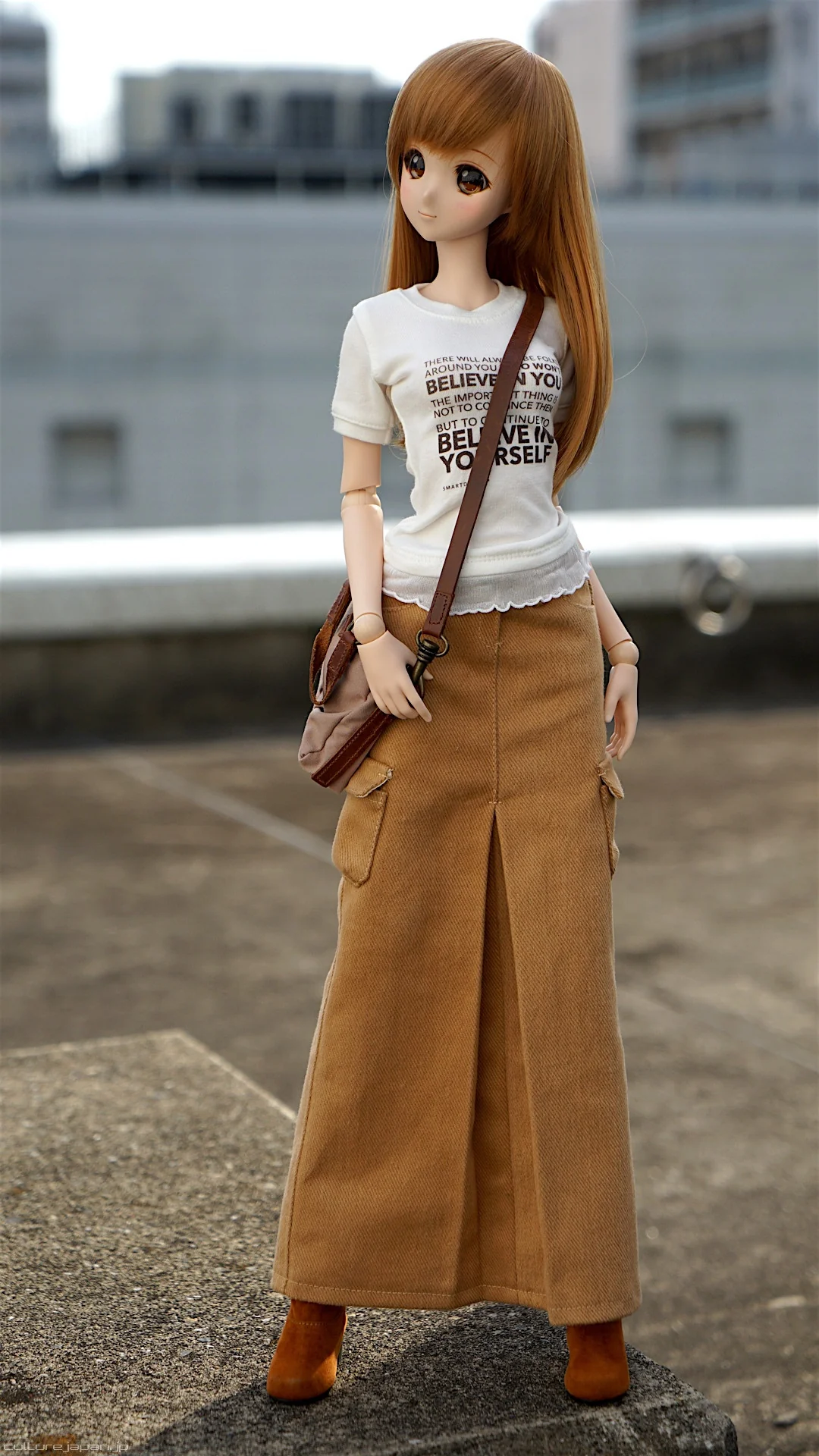 Box Pleat Long Skirt - Image 7