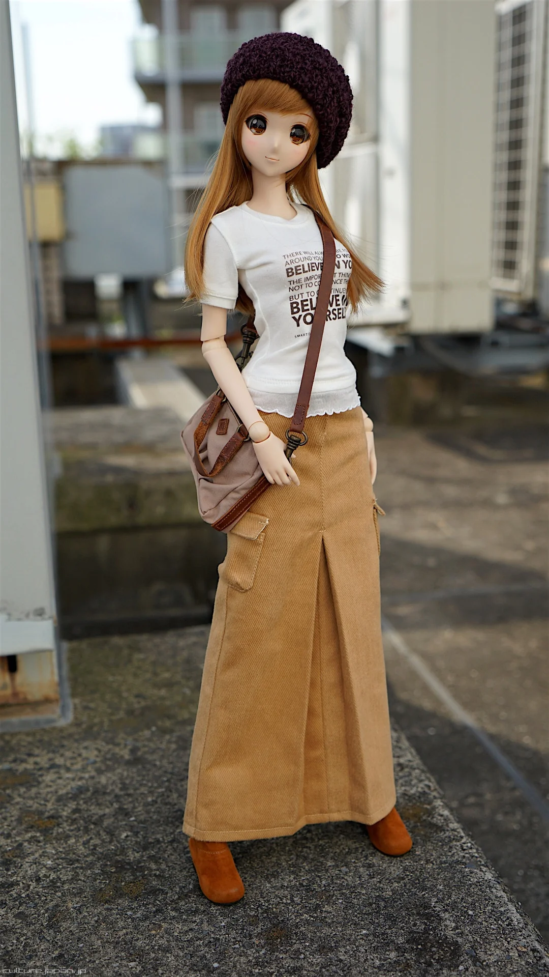 Box Pleat Long Skirt - Image 9