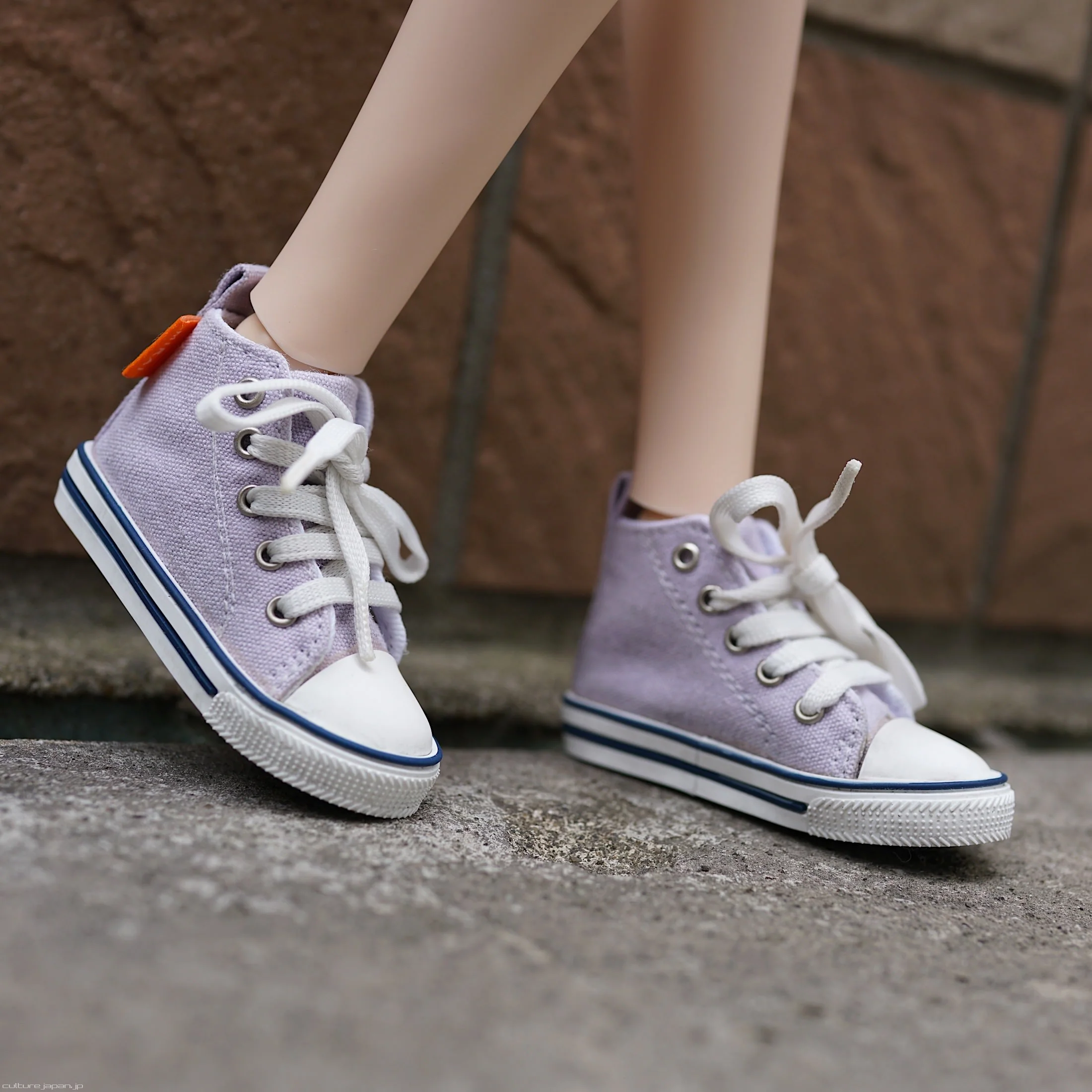 Weathered Canvas Shoes (Purple) - Image 3