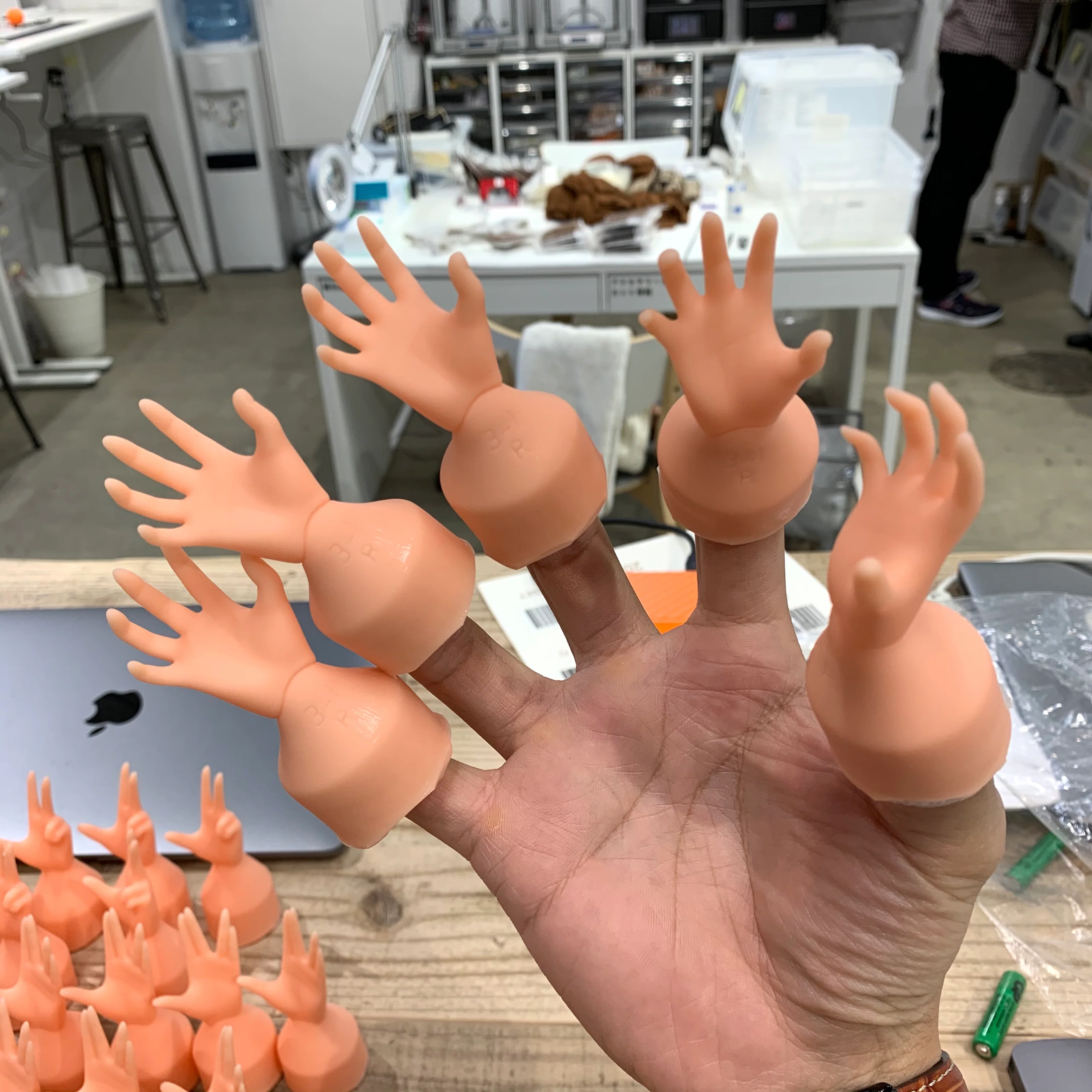 Bright pink hands - tons of them! - Image 2