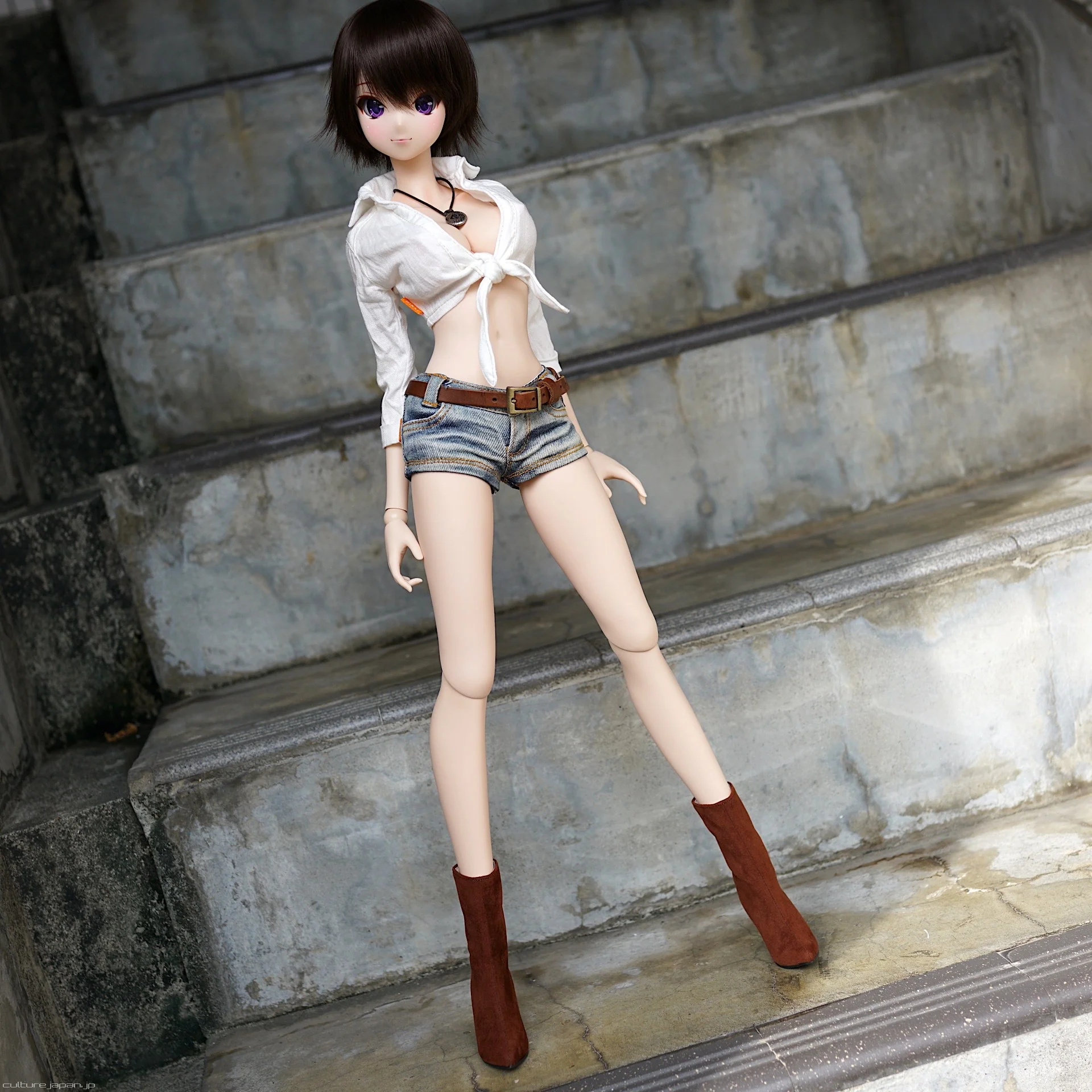 High Heel Boots (Cocoa) - Image 2