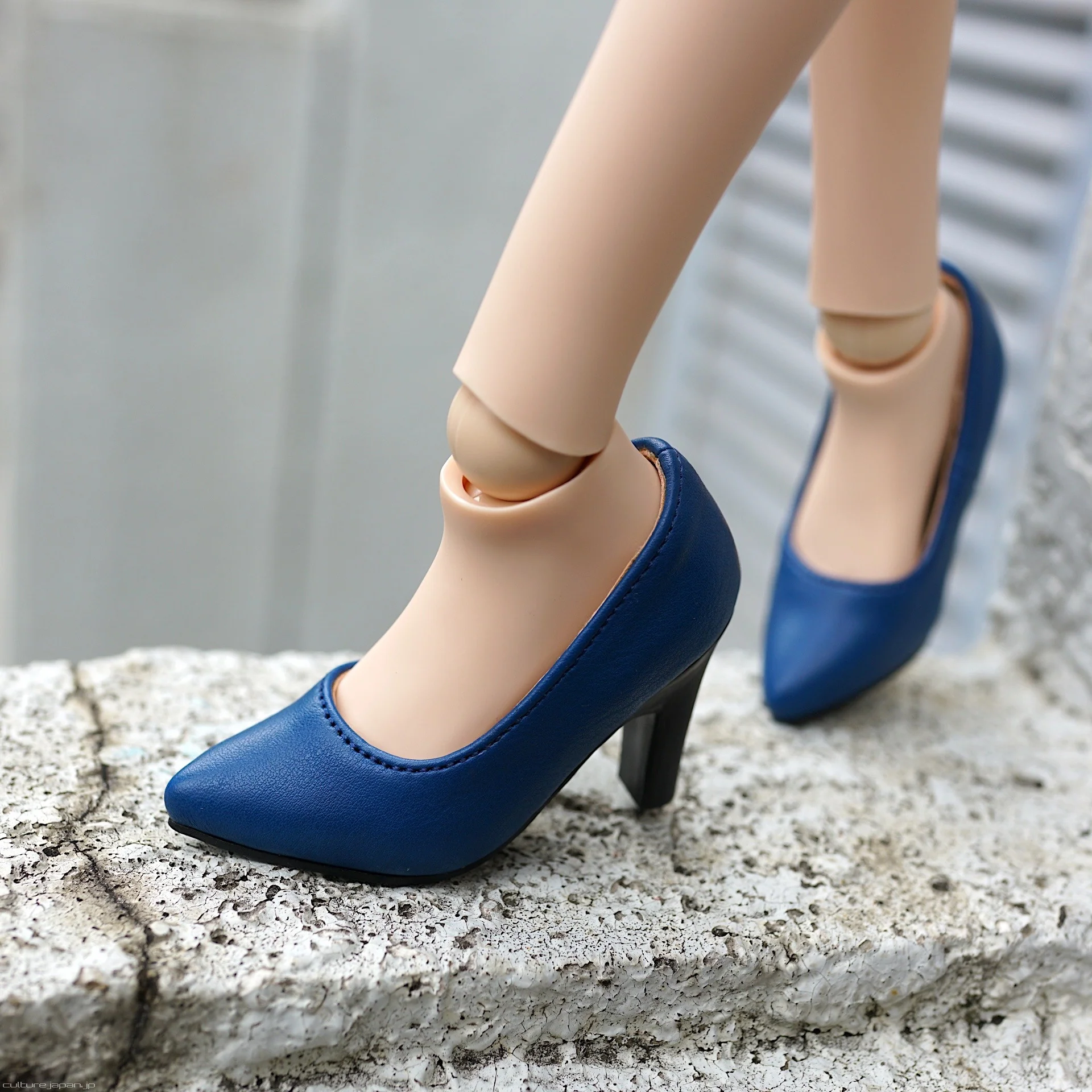 High Heel Shoes Blue - Image 3