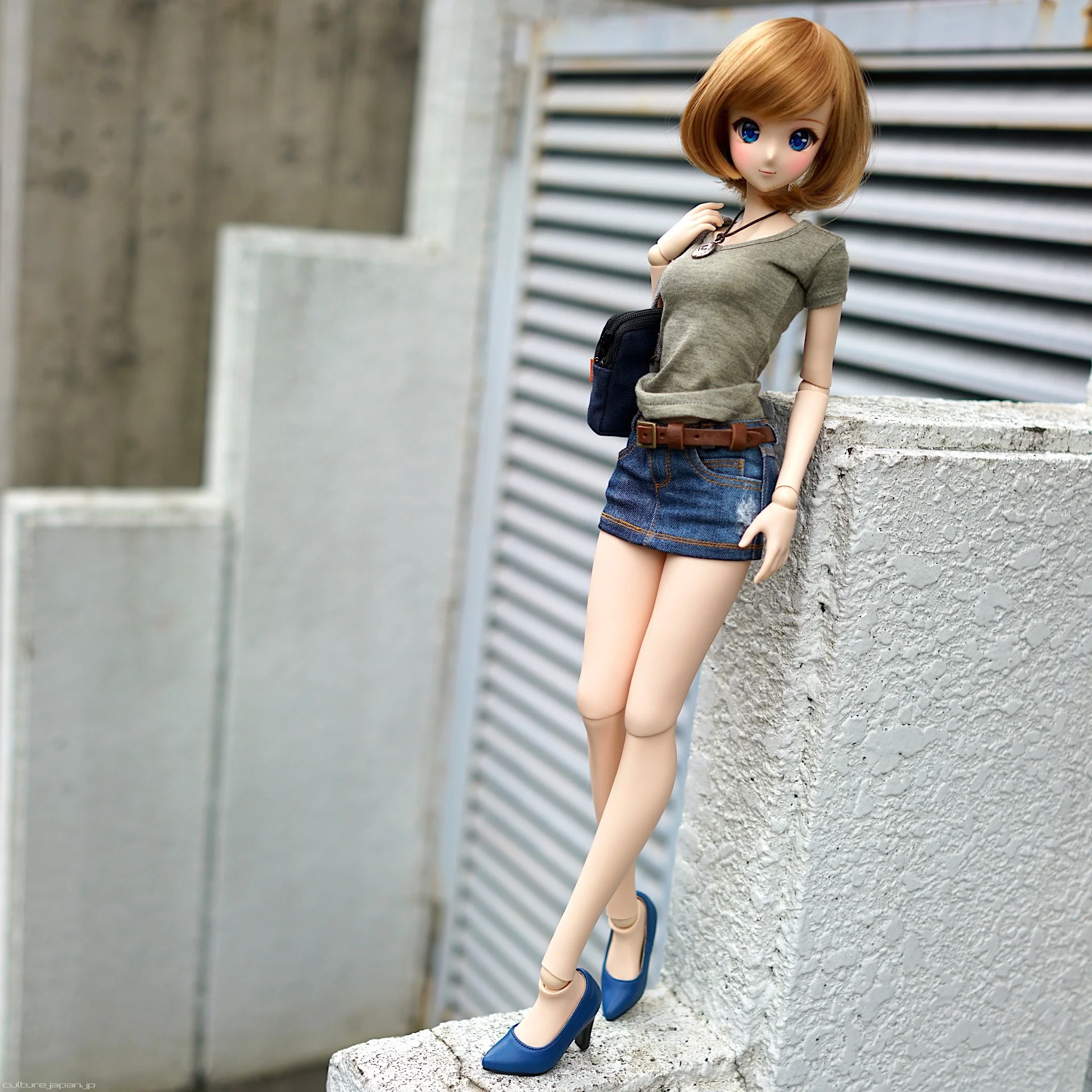 High Heel Shoes Blue - Image 4