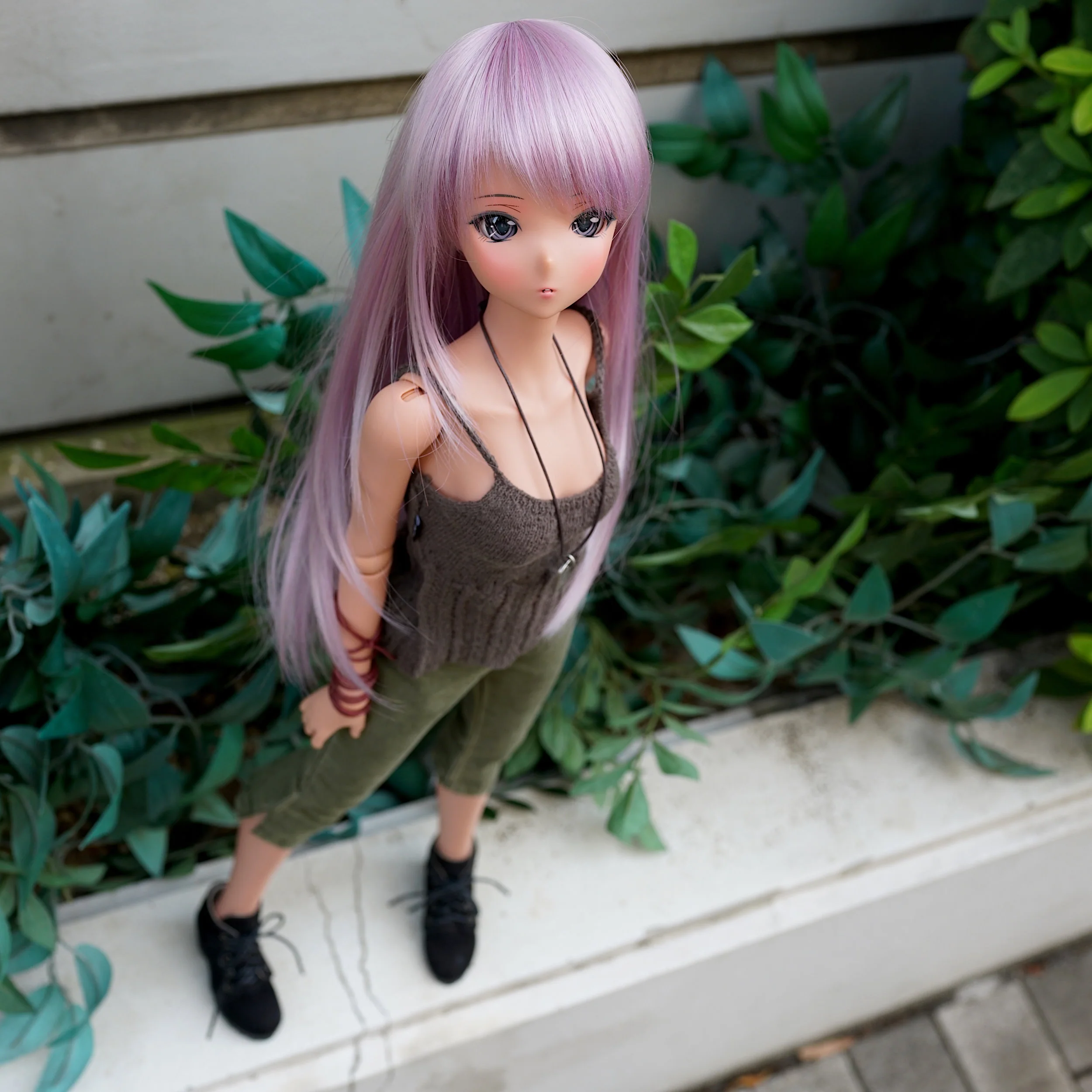 Knit Camisole (Smokey Plum) - Image 10