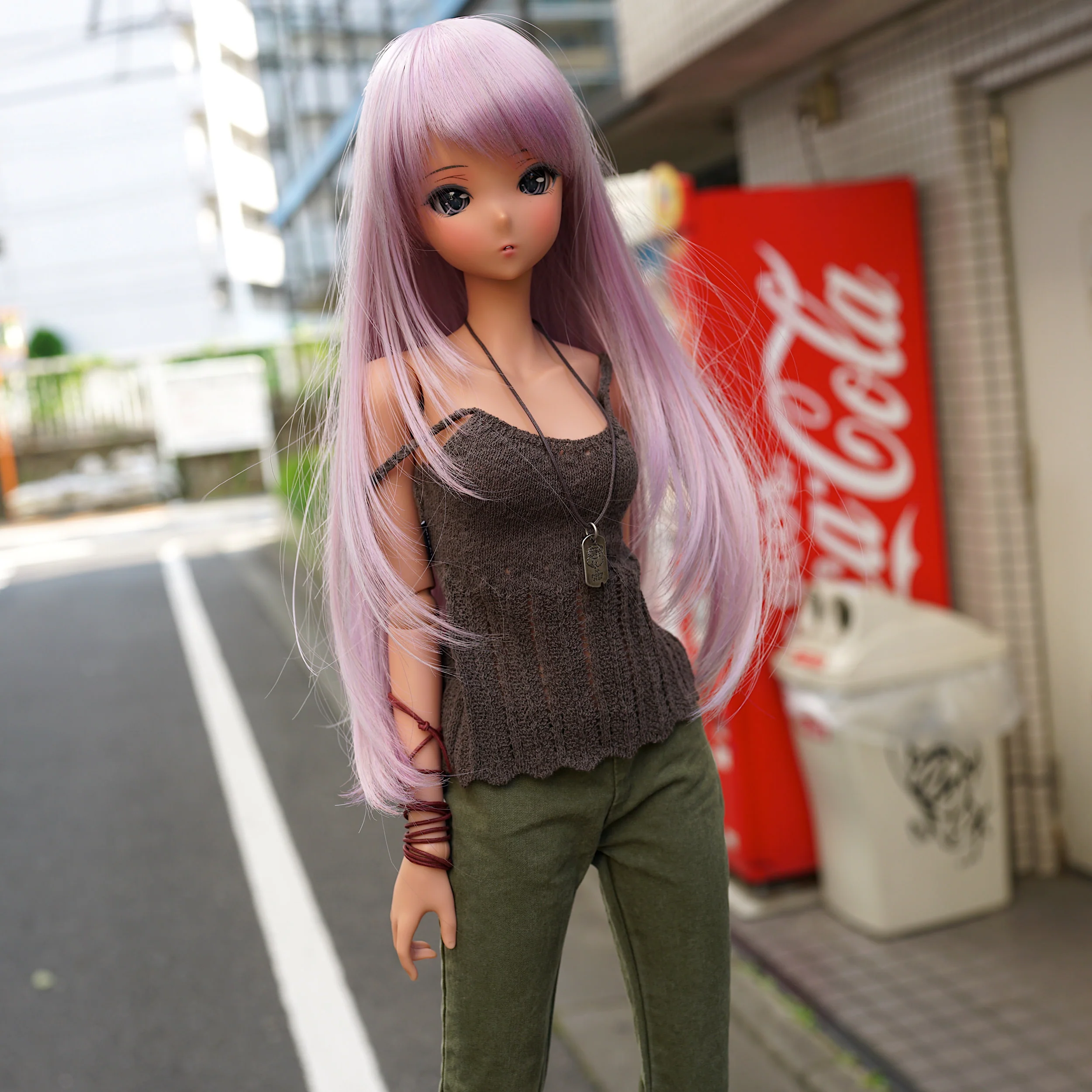 Knit Camisole (Smokey Plum) - Image 5