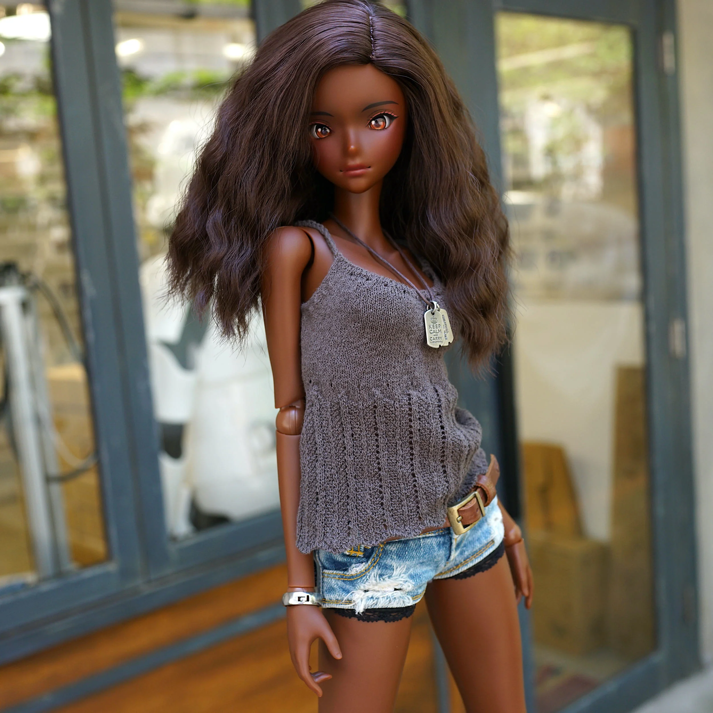 Knit Camisole (Smokey Plum) - Image 9