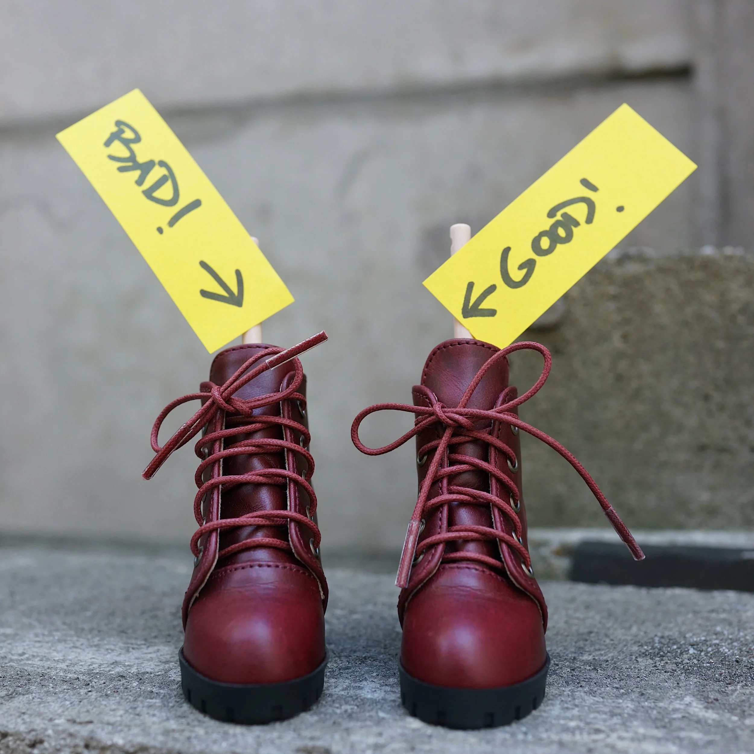 Lace Boots (Wine Red) - Image 15