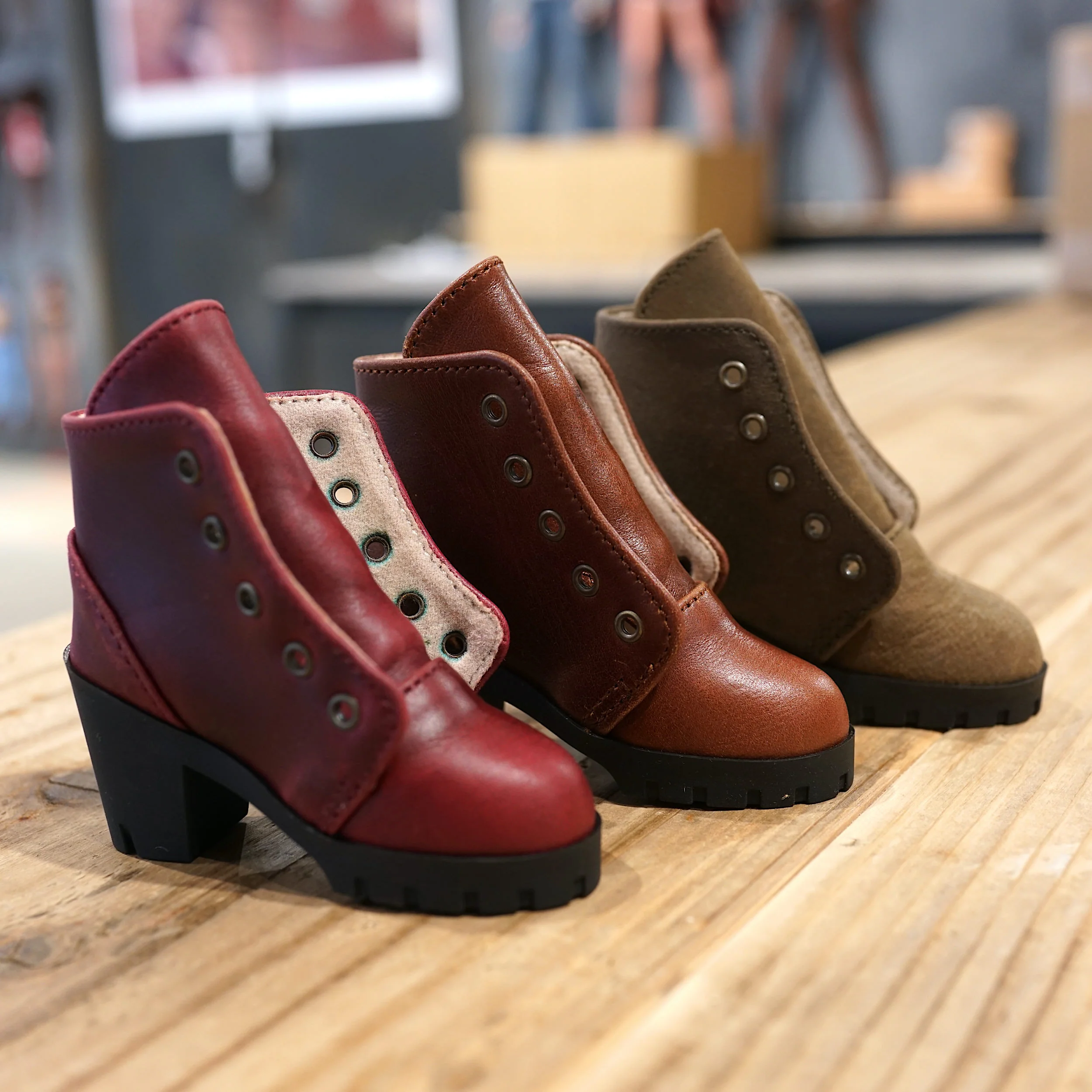 Lace Boots (Wine Red) - Image 18
