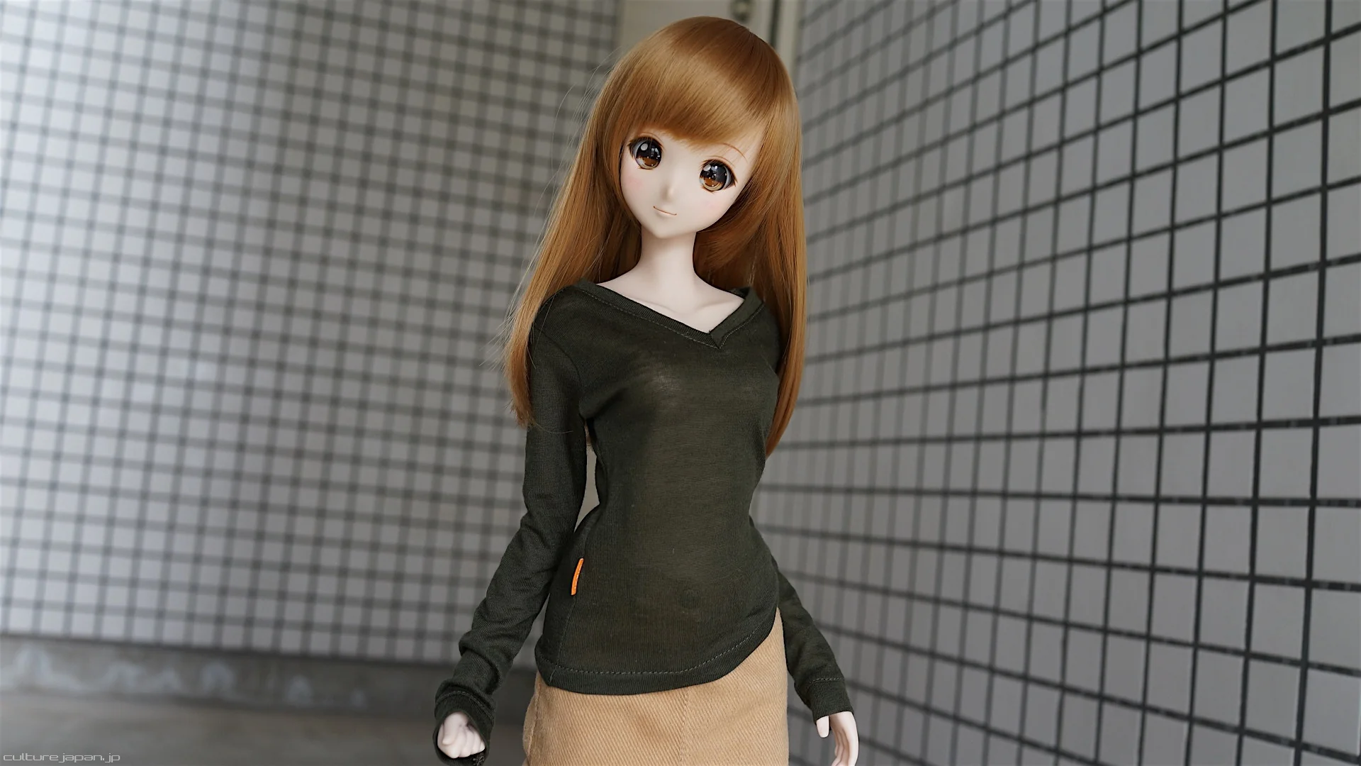 Long Sleeve V-Neck (Green) - Image 6