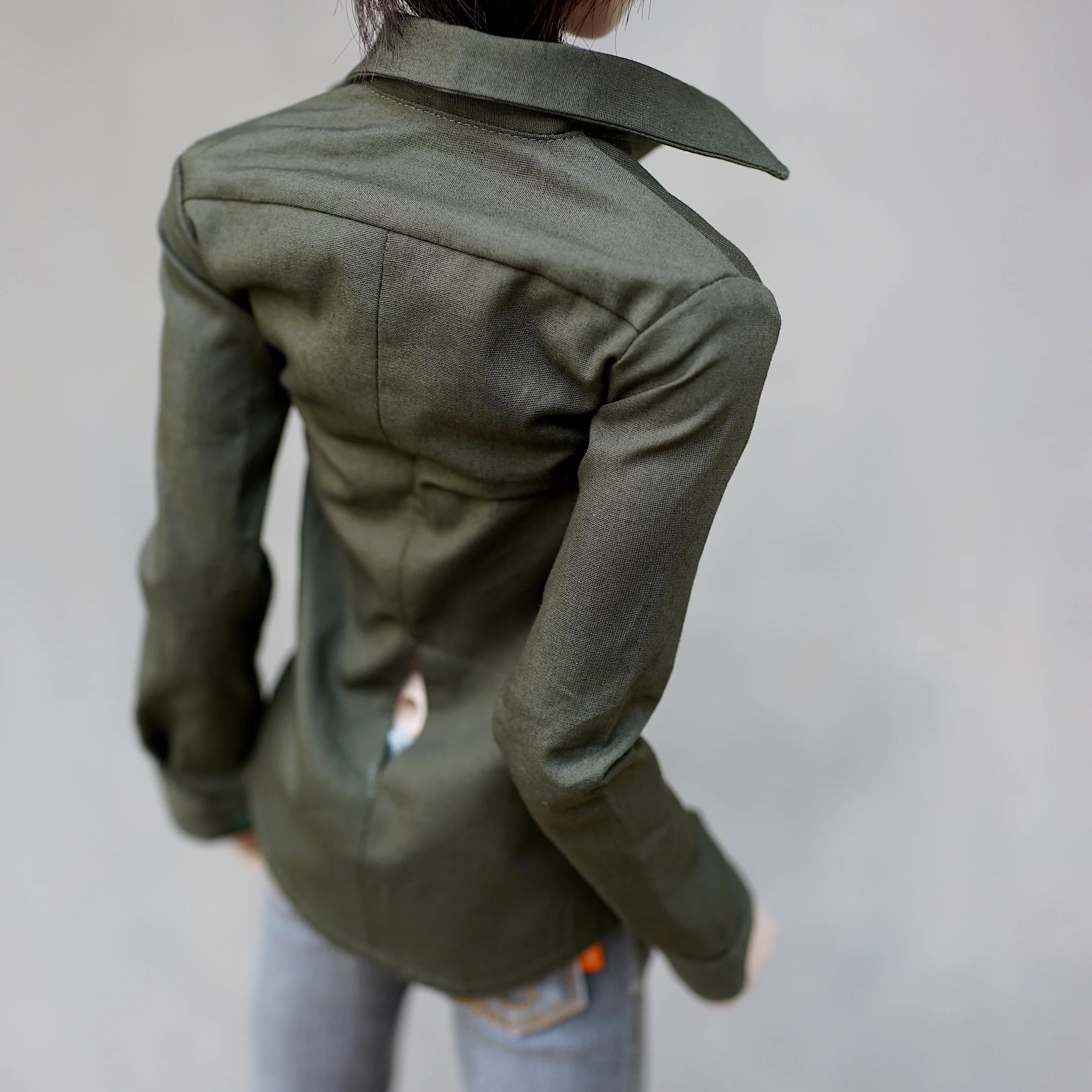 Mens Shirt (Khaki Green) - Image 8