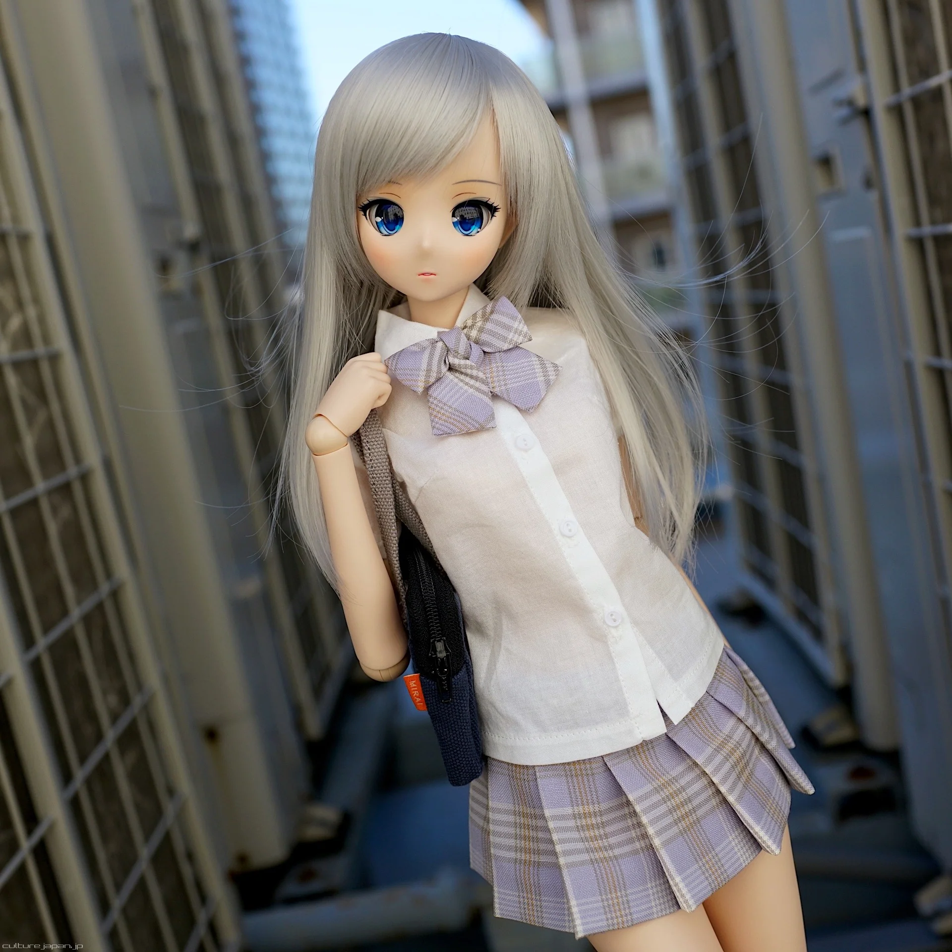 Mirai High School Uniform (Lavender) - Image 2