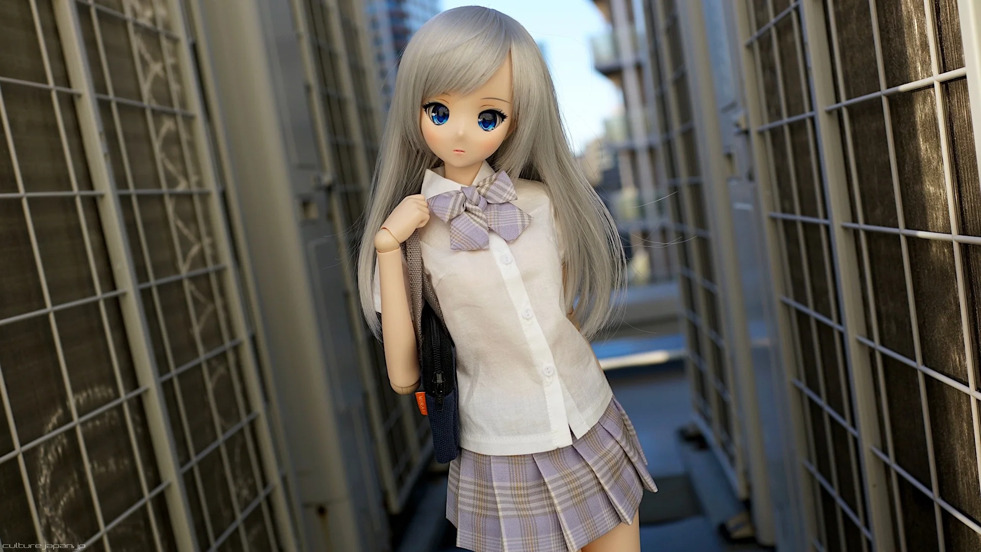 Mirai High School Uniform (Lavender) - Image 6