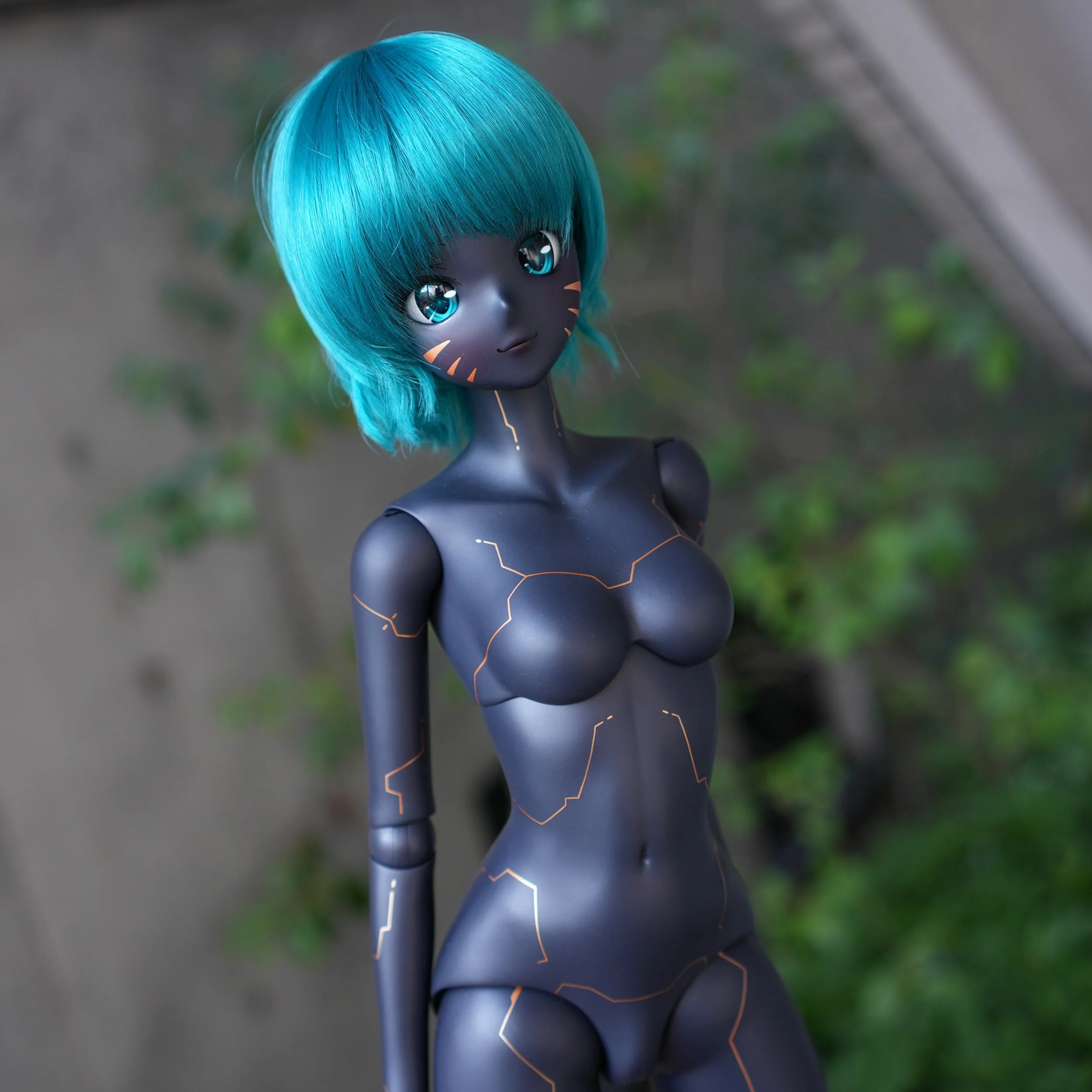 Smart Doll - Cyber Shell Prowess Anime (Black Navy) - Image 2