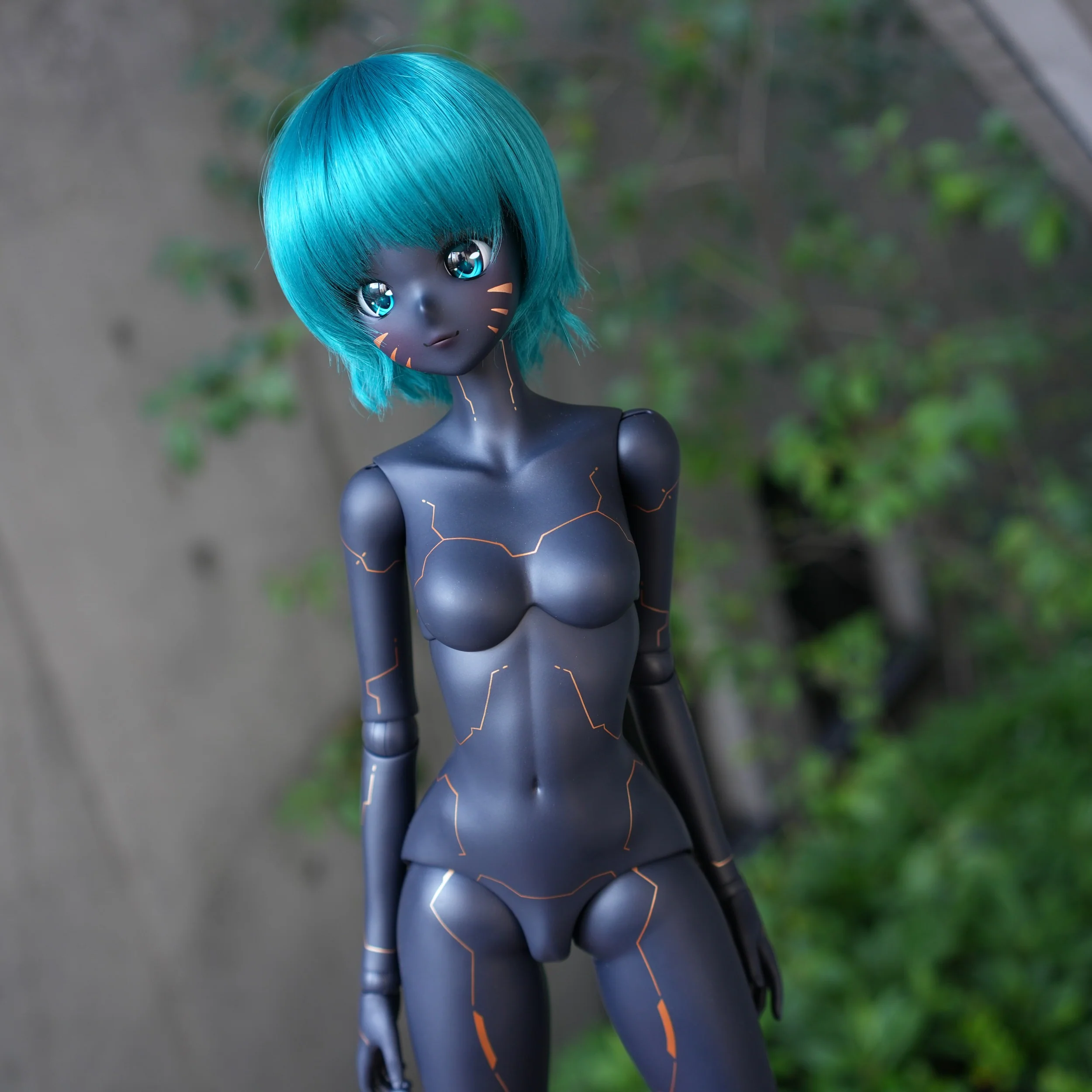 Smart Doll - Cyber Shell Prowess Anime (Black Navy) - Image 3