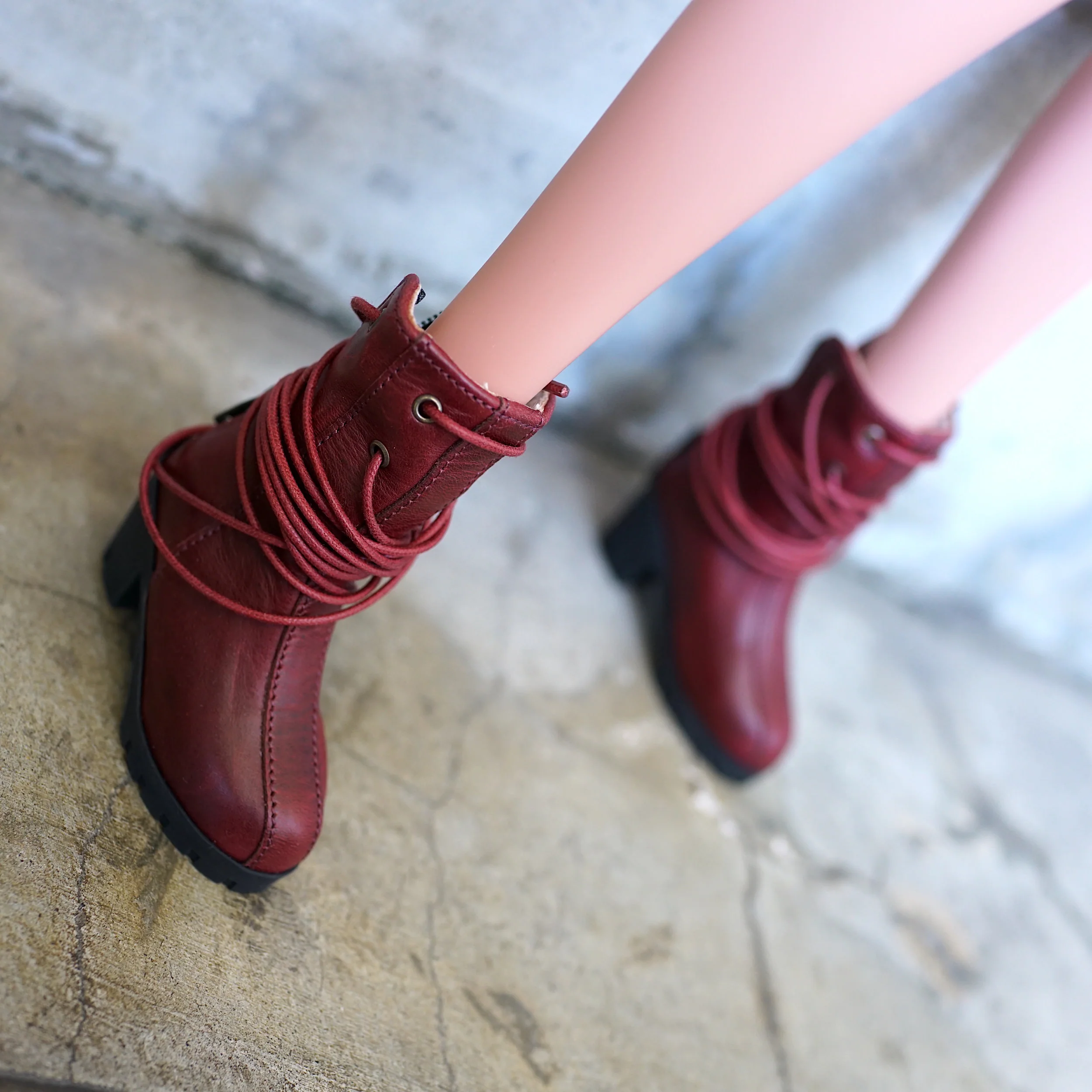 Takashin Tripwire Boots (Wine Red) - Image 5