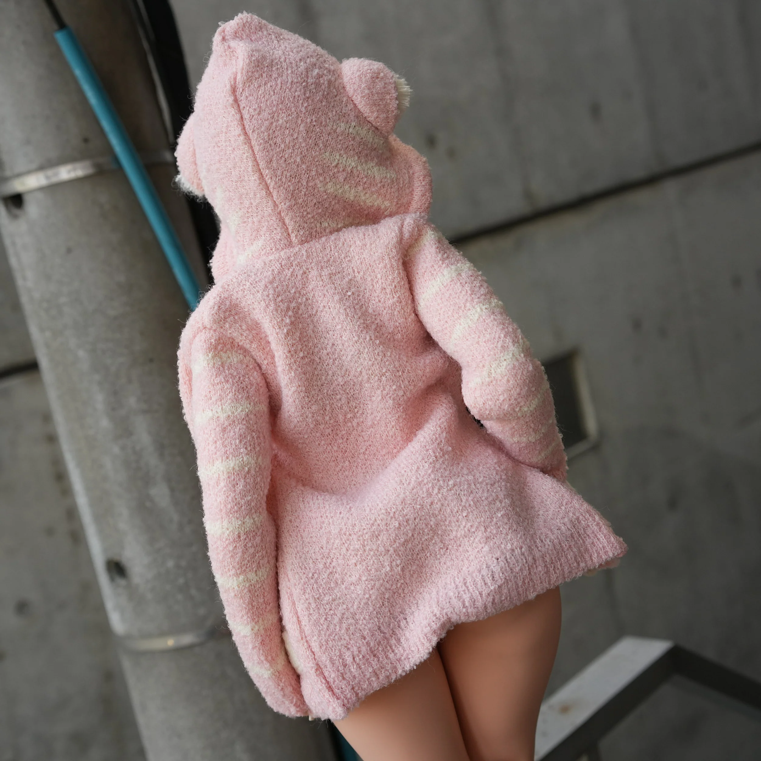 Tora Knit Cardigan (Pink) [Pear Body] - Image 3